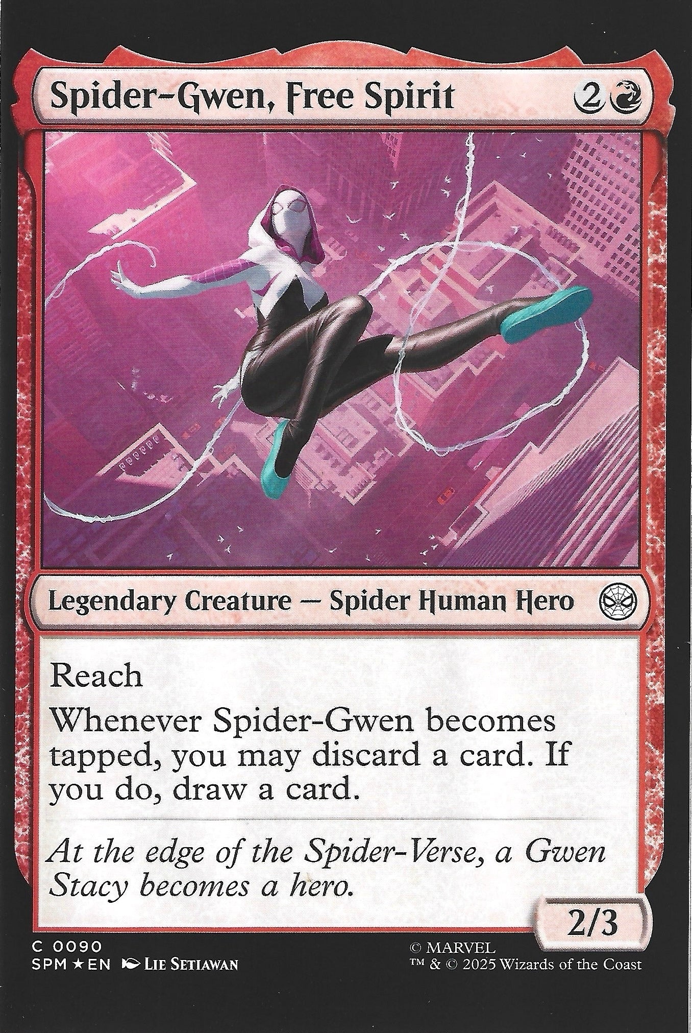 X-Men #29 - Lie Setiawan Gwen Magic The Gathering Variant