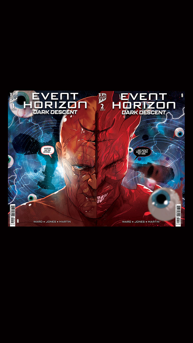 Event Horizon: Dark Descent #1 & #2 Connecting Set - IDW Dark