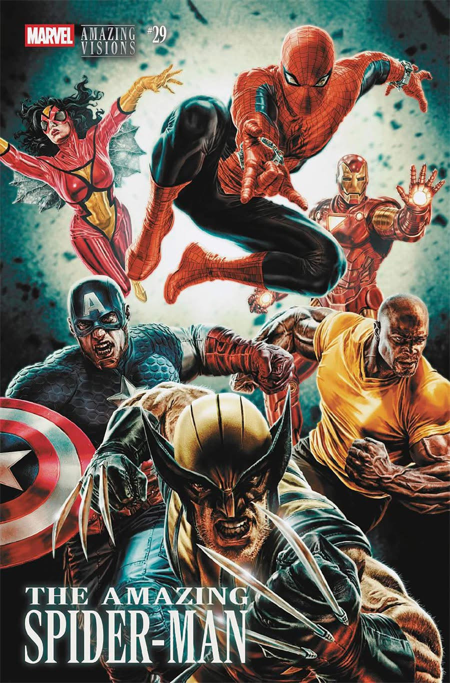 The Amazing Spider-Man 29 - Lee Bermejo Amazing Visions Variant