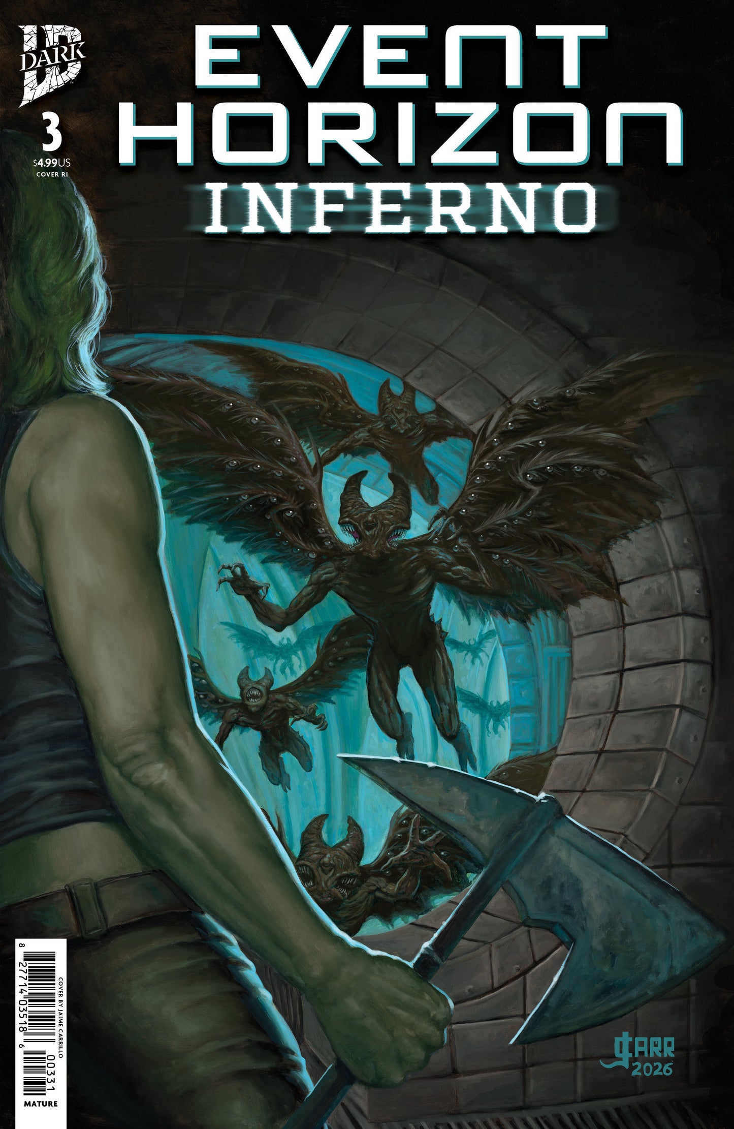 Event Horizon: Inferno #3 (MR) - 1:15 RI Carrillo - IDW Dark