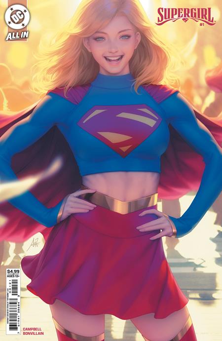Supergirl #1 - Artgerm Card Stock Variant!
