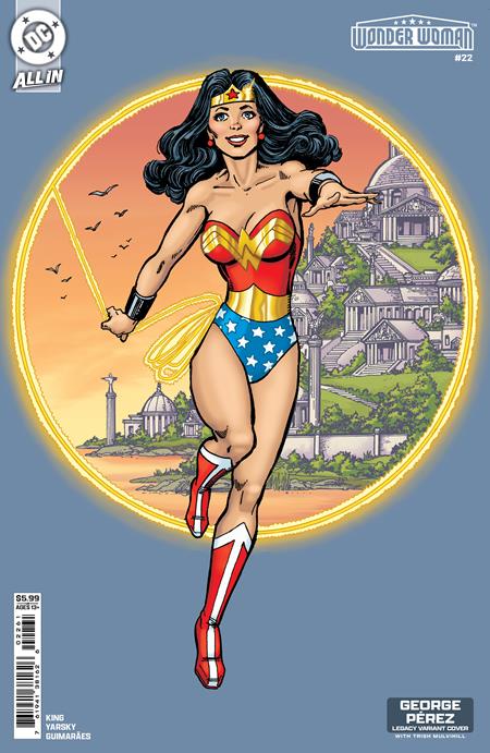 Wonder Woman #22 - George Perez Card Legacy Stock Variant!