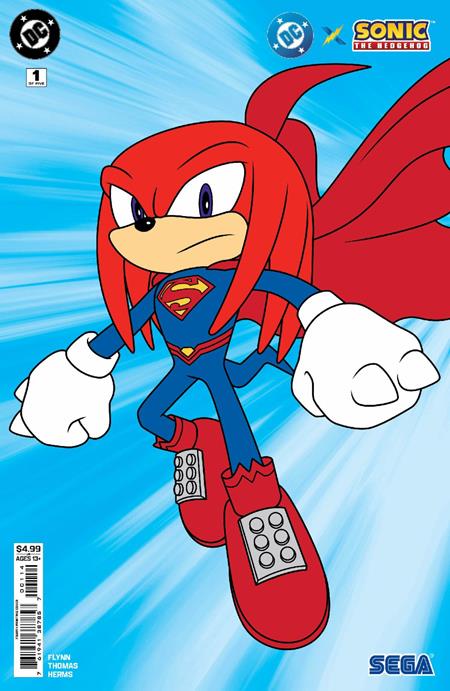 DC X Sonic The Hedgehog #1 (4th Printing) - Superman variant!
