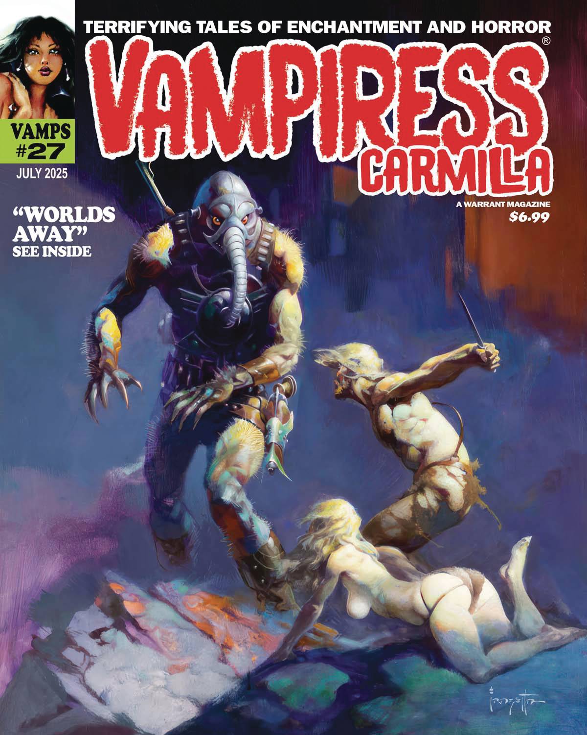 Vampiress Carmilla # 27 (MR) - Frank Frazetta Cover