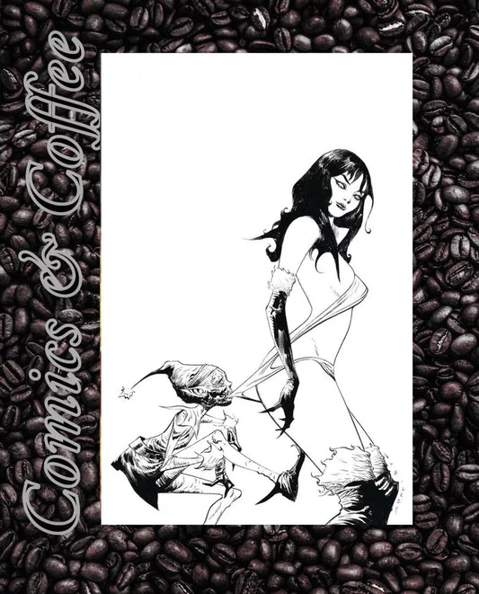 Vampirella Helliday 2024 Special! (MR) Jae Lee 1:20 Virgin Line Art Variant!