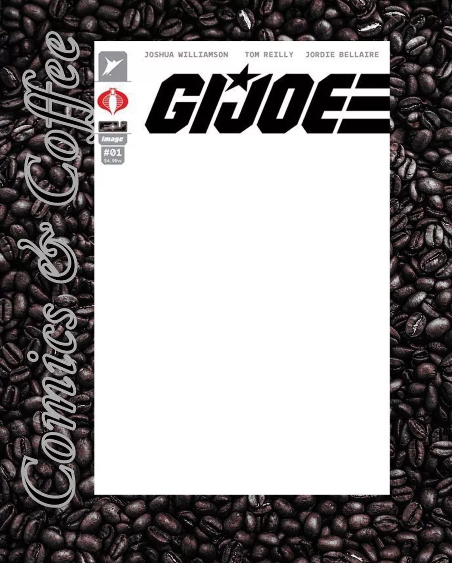 G.I. Joe #1 - Cobra Blank Cover Variant!