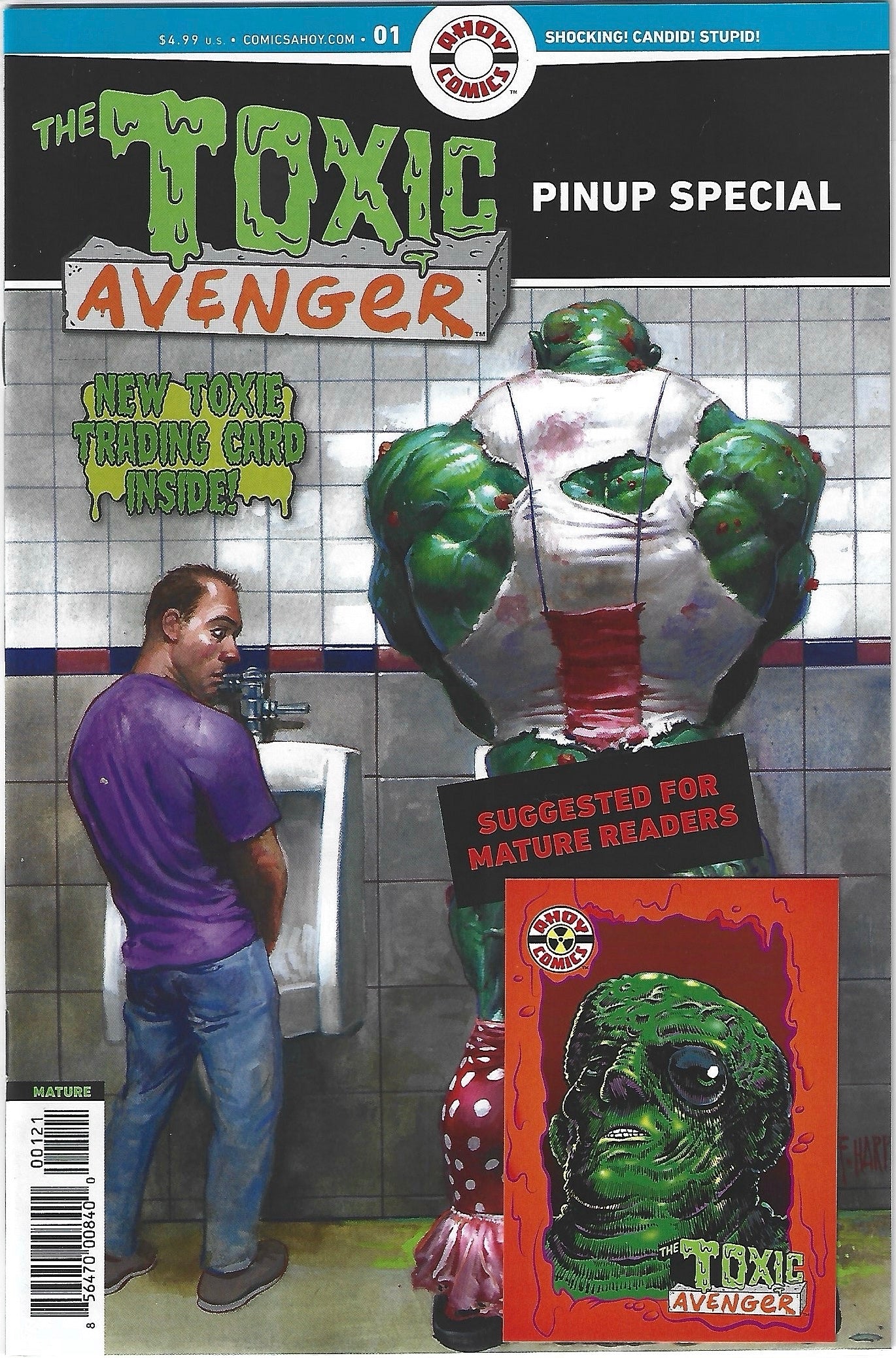 The Toxic Avenger Pin Up Special (MR) - Pollybagged + Trading Card Variant!