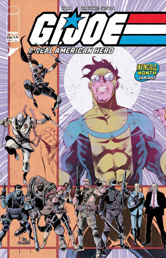 GI Joe: A Real American Hero #326- Invincible Team Up Variant - Preorder 3/11/26