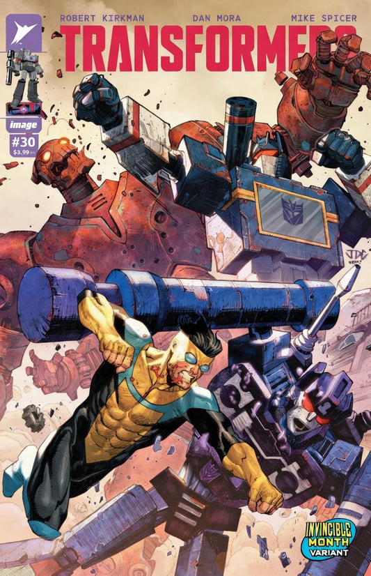 Transformers #30 - Invincible Team Up Variant - Preorder 3/11/26