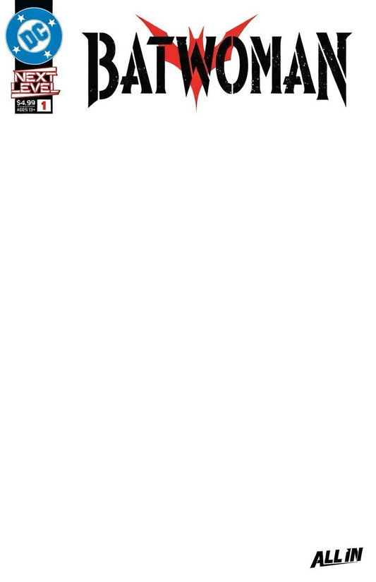 Batwoman #1 - Blank Cardstock Variant - Preorder 3/18/26