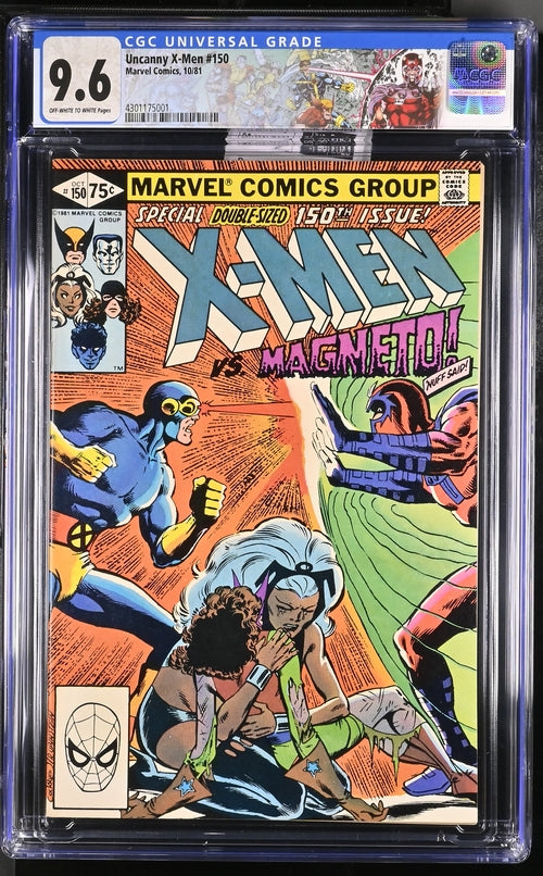 Uncanny X-Men 150! Key Issue (Origin of Magneto) Custom CGC Magneto Label 9.6!