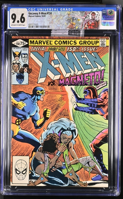 Uncanny X-Men 150! Key Issue (Origin of Magneto) Custom CGC Magneto Label 9.6!