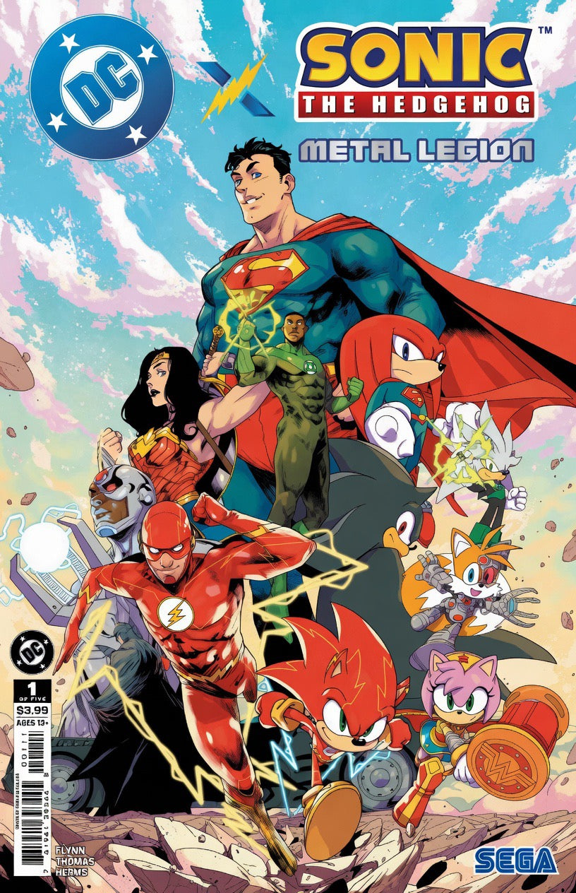 DC X Sonic: The Metal Legion#1 - Pablo M. Collar Trade + Foil Set