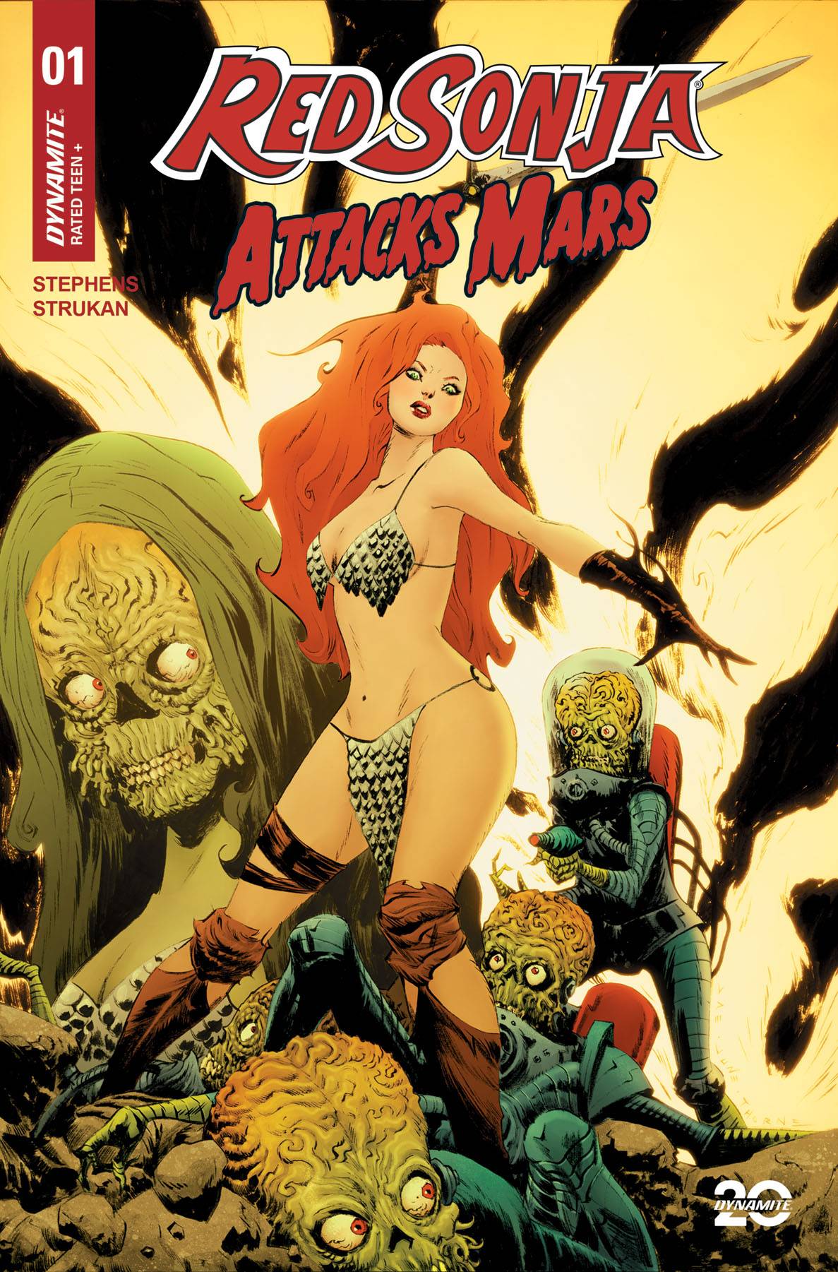 Red Sonja Attacks Mars #1 - Jae Lee Variant!