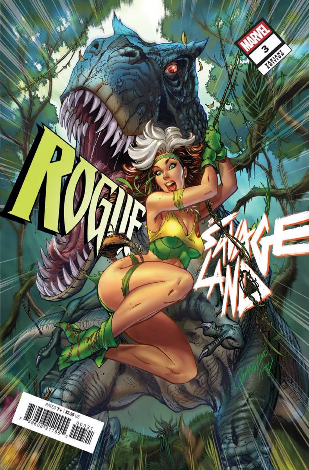 Rogue: The Savage Land #3 (Of 5) - J. Scott Campbell
