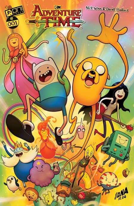 Adventure Time #1 (2025) - David Nakayama Gold Foil Variant!