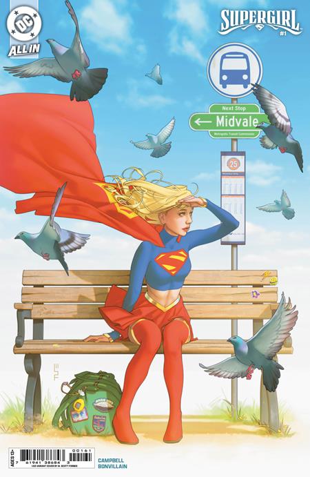Supergirl #1 - 1:50 W. Scott Forbes Incentive  Card Stock Variant! + Top Loader