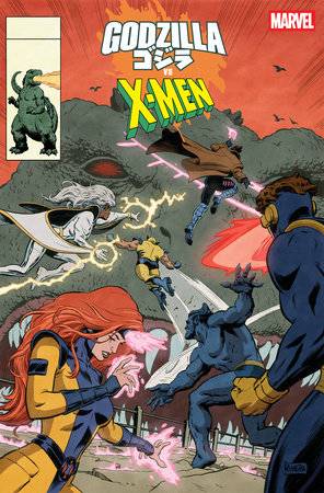 Godzilla Vs X-Men #1 - Pablo Rivera Godzilla King Of Monsters Homage Variant!