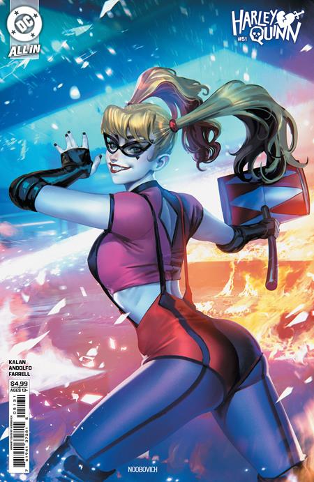 Harley Quinn #51 - Noobovich Card Stock Variant!