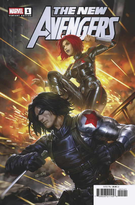 The New Avengers #1 - Derrick Chew Black Widow Variant!