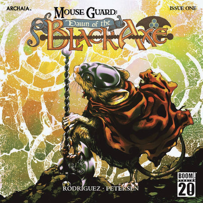 Mouse Guard: Dawn Of The Black Axe Complete Series - All 3 First Print Issues
