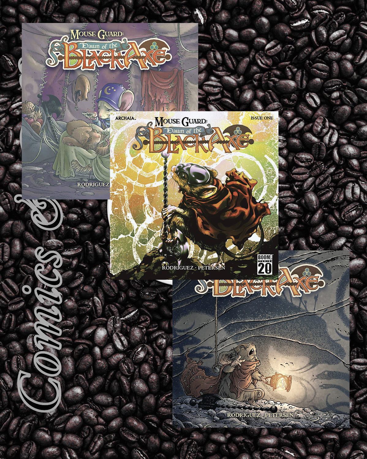 Mouse Guard: Dawn Of The Black Axe Complete Series - All 3 First Print Issues