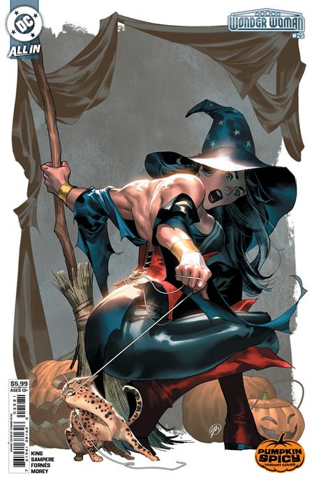 Wonder Woman #25 -  Yasmine Putri Pumpkin Spicy Card Stock Variant