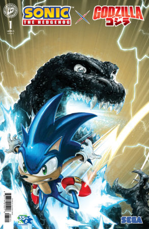 Sonic the Hedgehog x Godzilla #1 CVR D  Clayton Crain Variant - Preorder 7/15/26