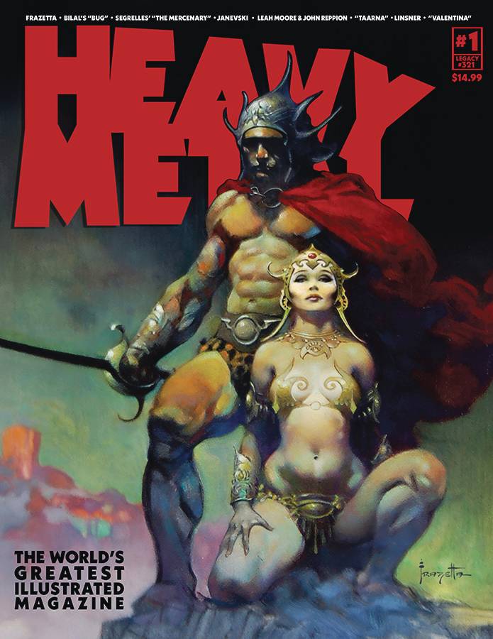 Heavy Metal Magazine #1 (MR) - Frank Frazetta Cover! *Preorder 4/30/25*