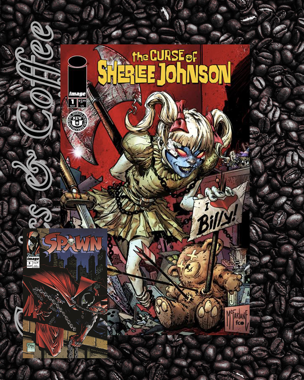 Spawn: The Curse Of Sherlee Johnson #1 -Todd McFarlane Set!
