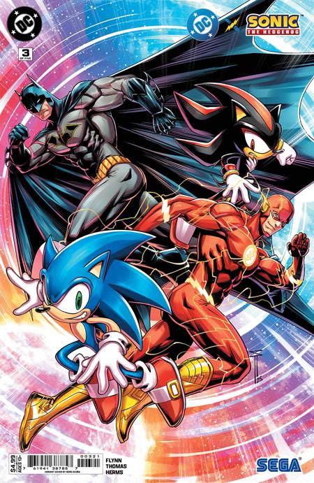 DC X Sonic The Hedgehog #3 - Acuna Cardstock Variant! Preorder 5/21/25 ...