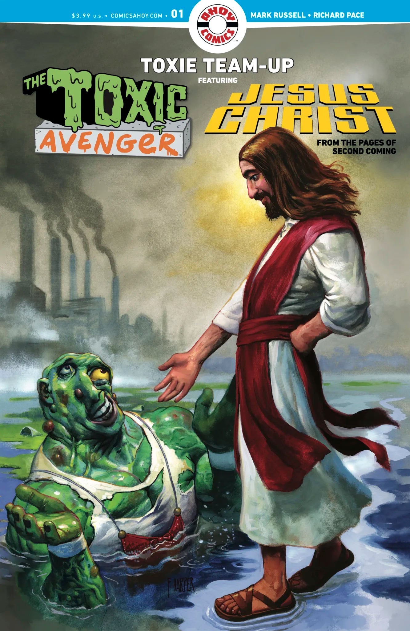 Toxie Team Up #1  (MR) - Pollybagged + Trading Card Variant!