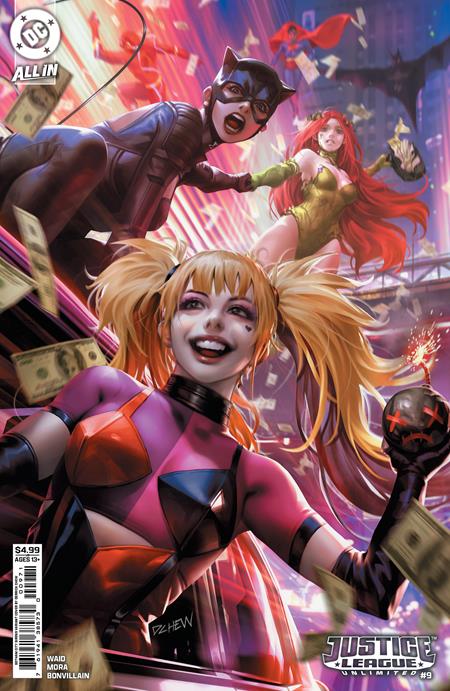 Justice League Unlimited #9 - Derrick Chew Gotham City Sirens Variant